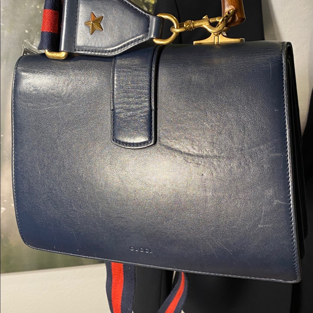 GUCCI Dionysus Bamboo Sylvie Web Top Handle Bag COA - Picture 15 of 17